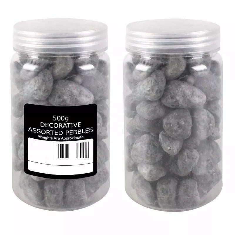 DECORATIVE ASSORTED PEBBLES 500g