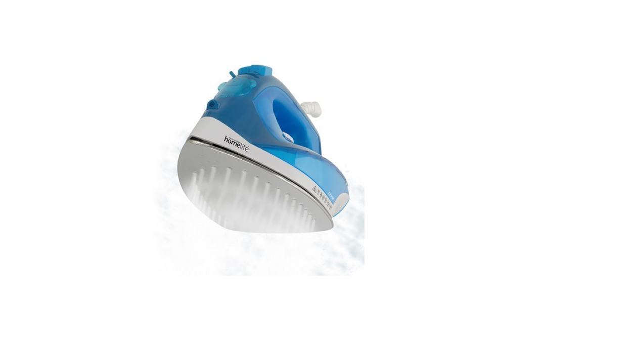 HomeLife 'Crest' 1600w Steam Iron - Stainless Steel Soleplate