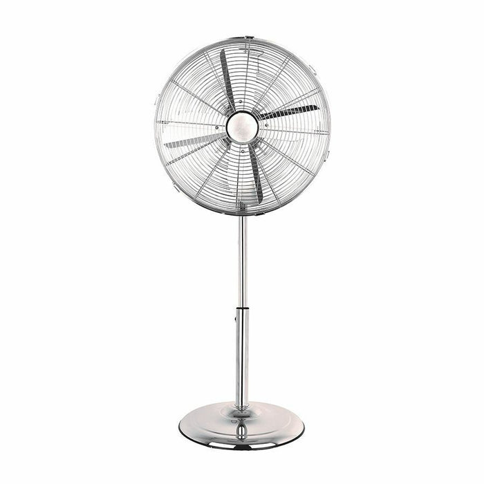 StayCool 16'' (40cm) 50w Metal Pedestal Fan - Chrome