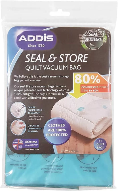Addis Vacuum Storage Seal & Quilt Duvet Pillow Bag Large 518133