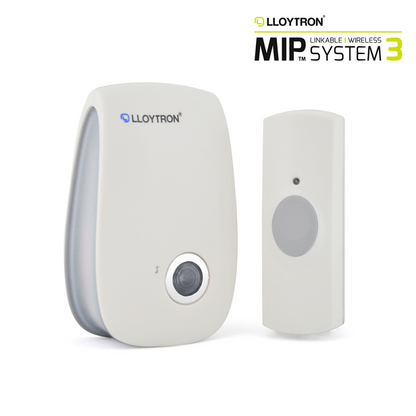 Lloytron MIP3 - Kit carillon de porte basique enfichable 32 mélodies - Blanc