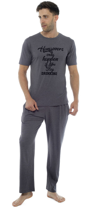 Men's Foxbury Jersey Slogan Print Pyjamas