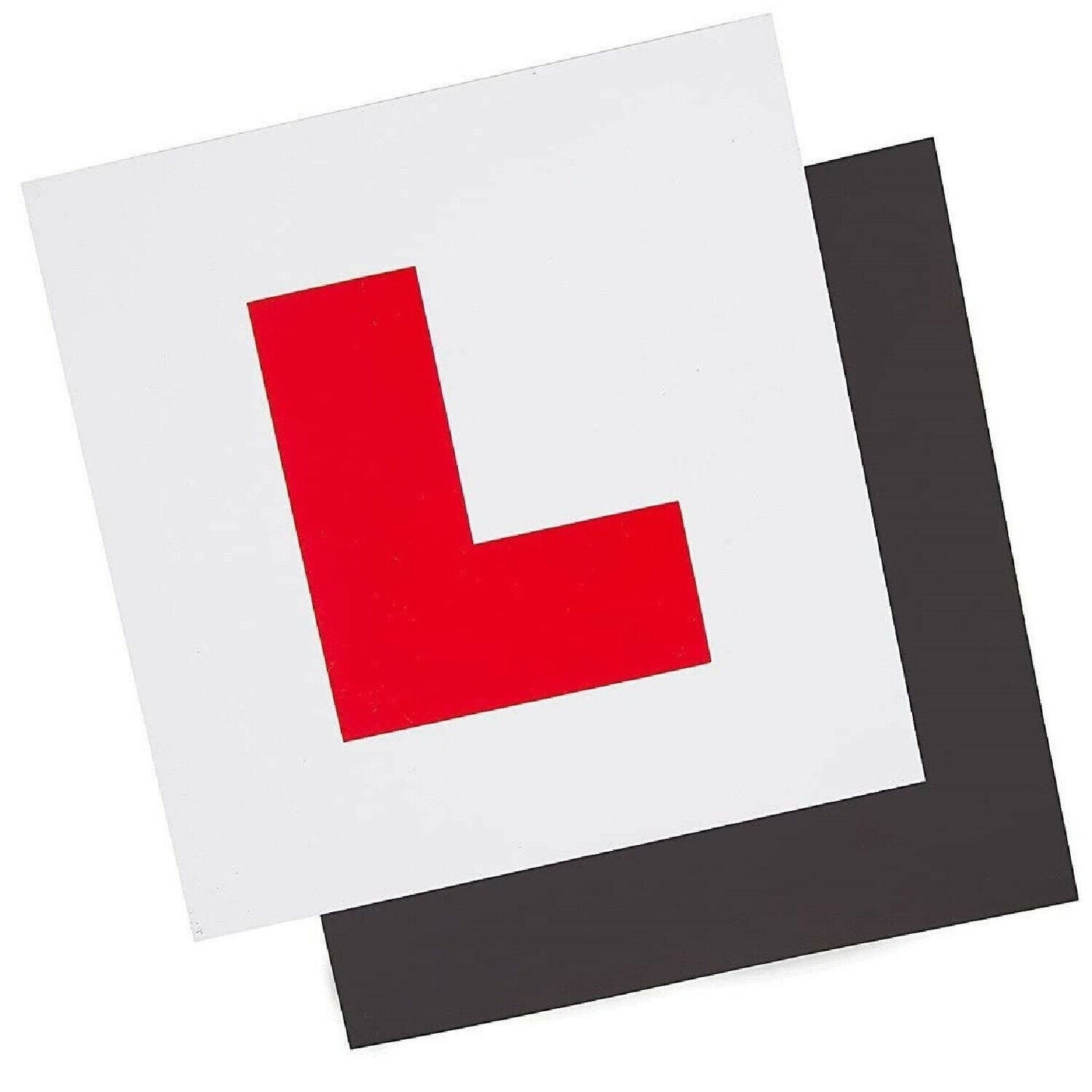 2pc Magnetic L Plates Easy-to-Attach Learner Driver Signs