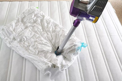 Addis  Vacuum Storage  air-Tight Seal & Store Hanging Clothes Bag Clear