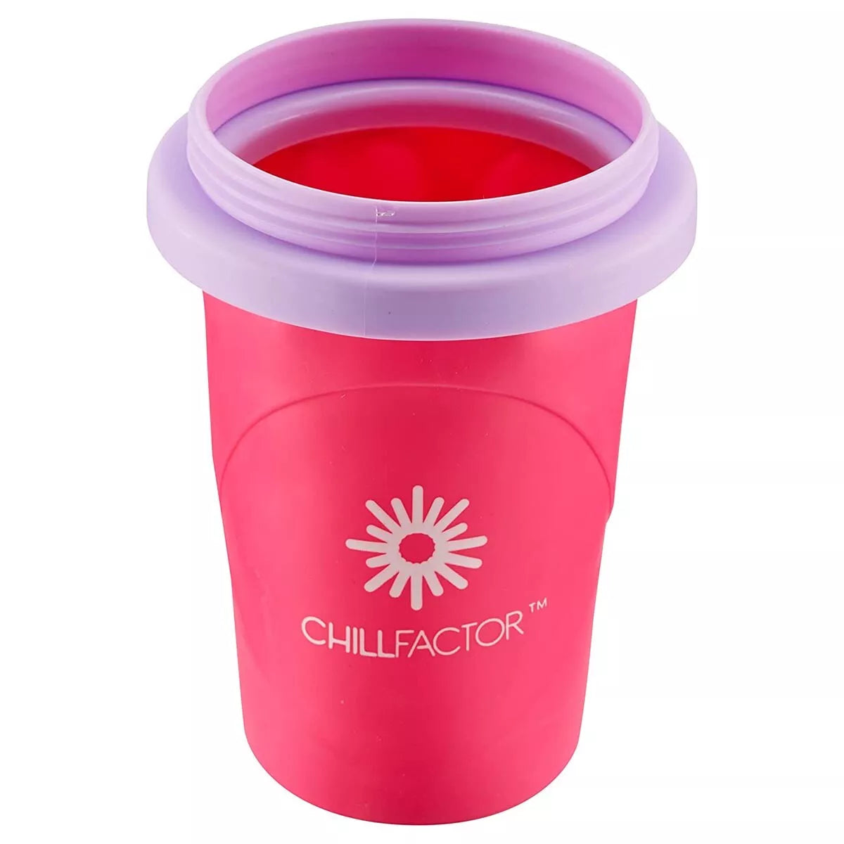 CHILLFACTOR SLUSHY MAKER - BERRY BURST PARTY REUSABLE SQUEEZE CUP SLUSHY MAKER