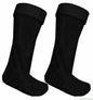 Black Fleece Welly Liners Perfect Fit Shoe Inserts UK 3-5