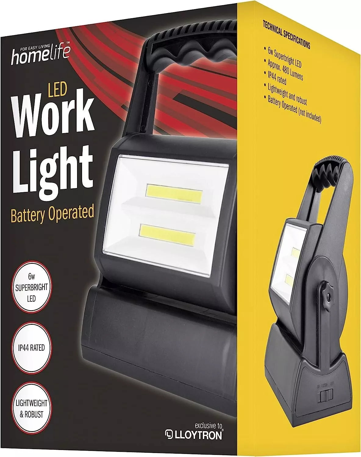 Battery Operated LED Work Light Versatile Lighting Solution