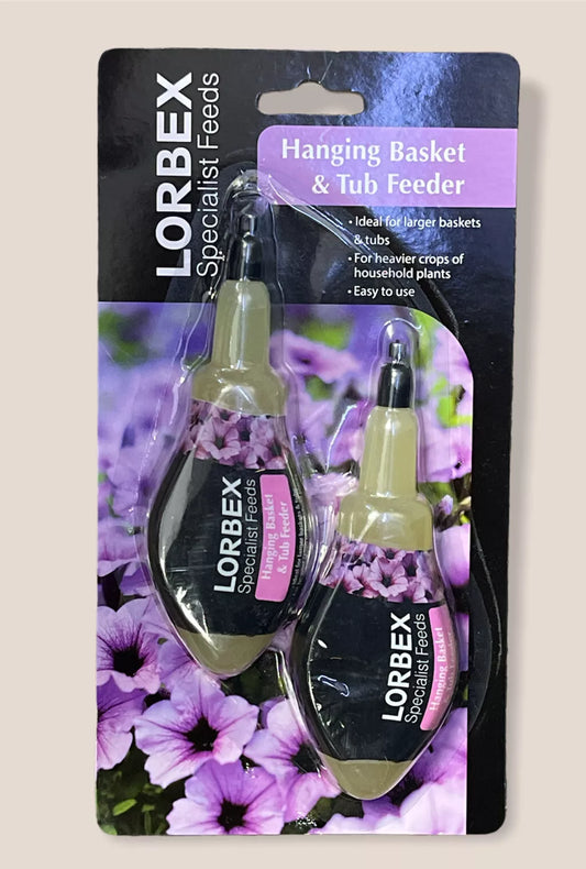 Lorbex Nourrisseur goutte à goutte pour suspensions et bacs à fleurs, lot de 2