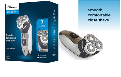 Rasoir rotatif sans fil Paul Anthony Pro Series 3