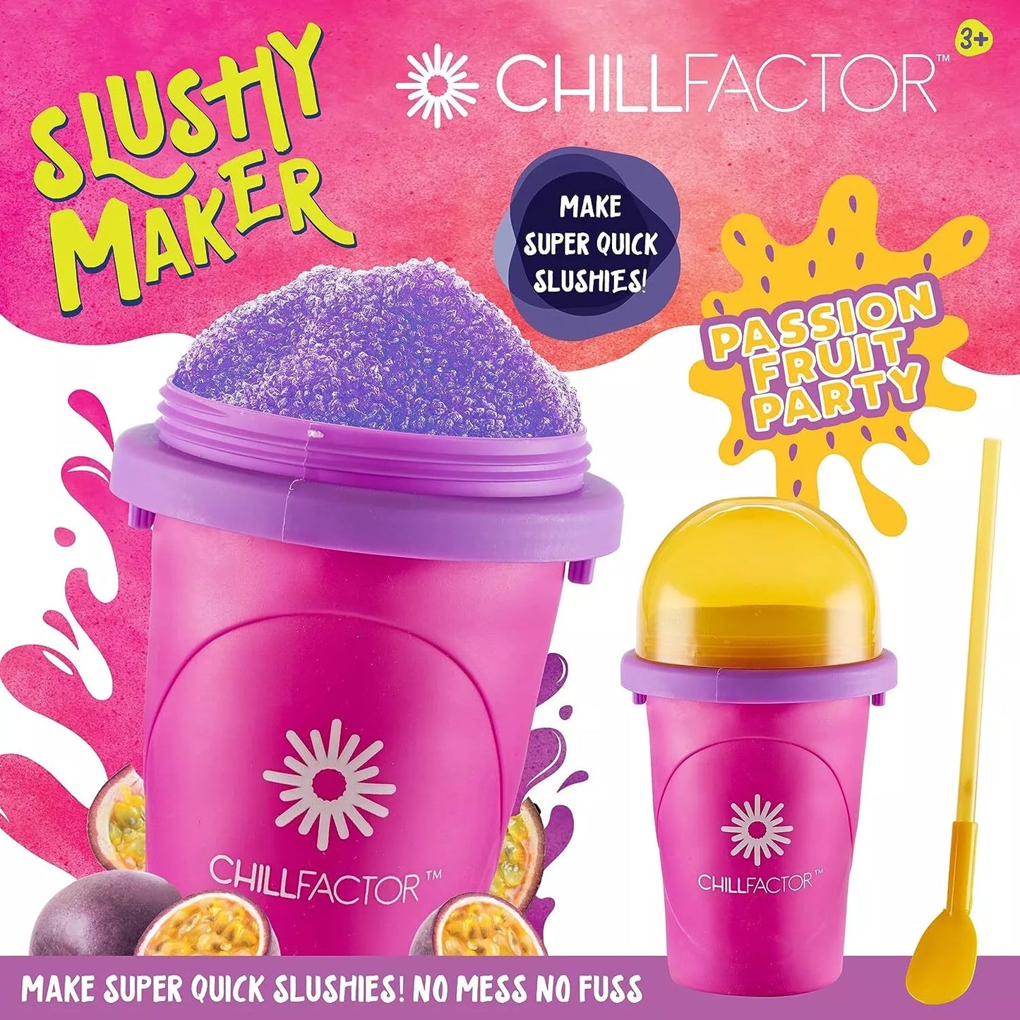 ChillFactor Passion Fruit Party-Reusable, Homemade Squee