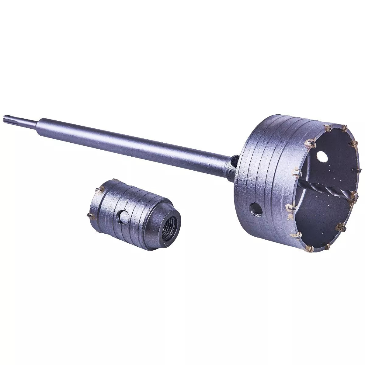 Foret carottier Amtech 50 mm et 110 mm avec barre d'extension