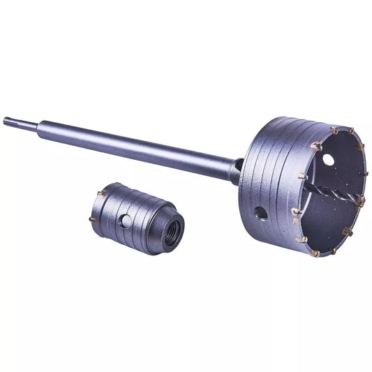 Foret carottier Amtech 50 mm et 110 mm avec barre d'extension