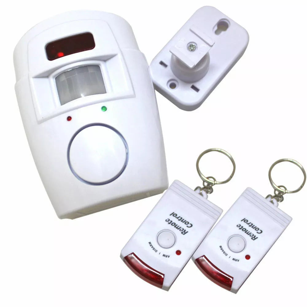 Rapid Response Remote Control Wireless PIR Security Alarm