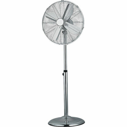 StayCool 16'' (40cm) 50w Metal Pedestal Fan - Chrome