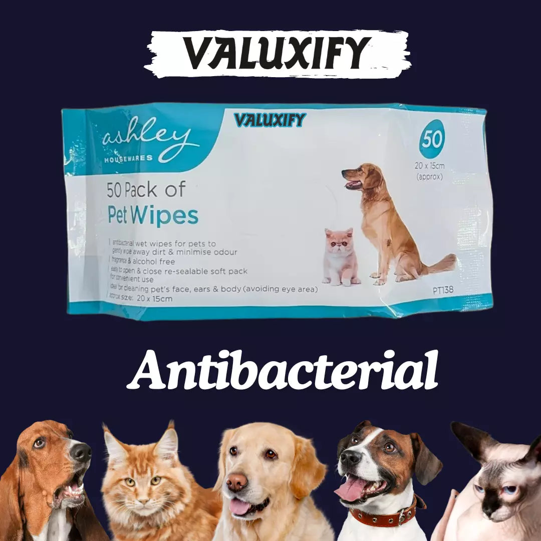 50 PACK OF PET WIPES