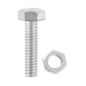 Hex Bolts and Nuts Zinc Plated 10mm x 40mm Pack of 2