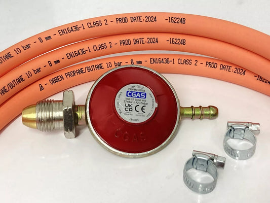 Détendeur de gaz propane Kingfisher avec tuyau 1 m
