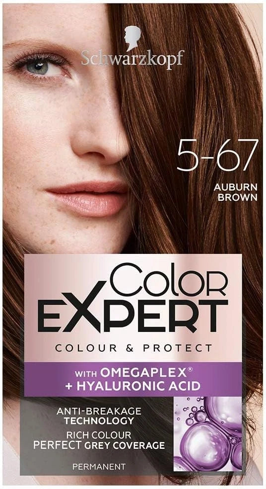 Schwarzkopf Color Expert Omegaplex 5.67 Châtain Auburn Coloration Permanente