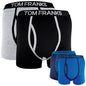 Men's 2 Pack (Plain) Keyhole Boxers In PVC Box Tom Frank's XL