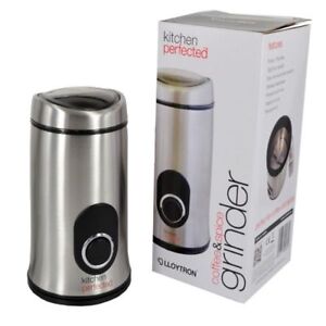 KitchenPerfected 150w 50g Spice / Coffee Grinder - Brushed Steel