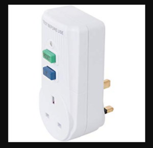 RCD Adaptor Circuit Breaker – White