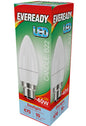 EVEREADY LED CANDLE BULB B22 4.9w=40w DAYLIGHT 470LM