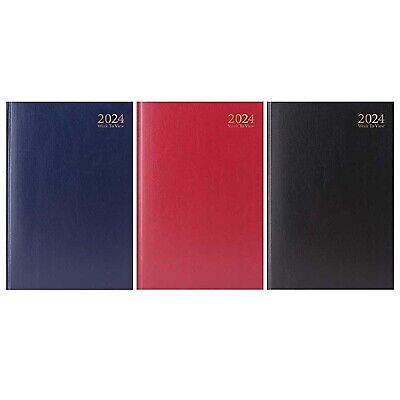 Agenda 2026 A4 Rembourré Semaine sur 2 pages Couleurs assorties