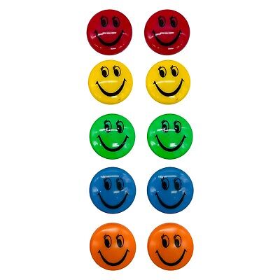 SMILEY MAGNETS 10PK