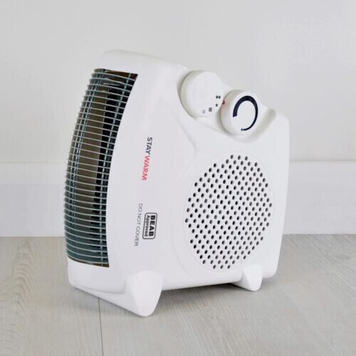 StayWarm 2000w Upright / Flatbed Fan Heater (BEAB Approved) - White