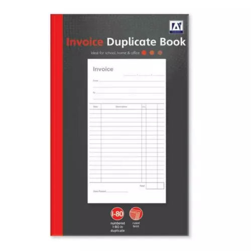 A5 Invoice Duplicate Book - 80 Sheets