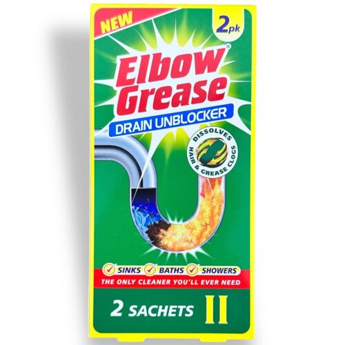 Elbow Grease Drain Unblocker 2 Sachets