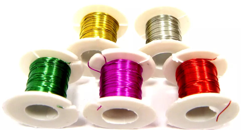 Jewellery Wire Coloured Wire Beading Wire Metallic Coloured Craft Wire Set