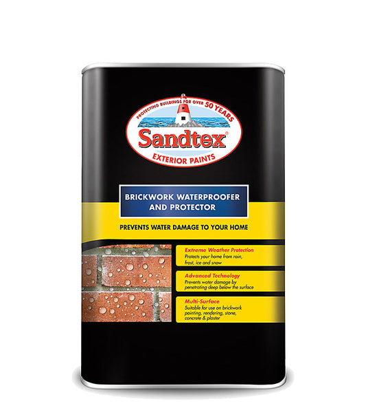 Sandtex Hydrofuge et Protecteur Transparent pour Briques 5L