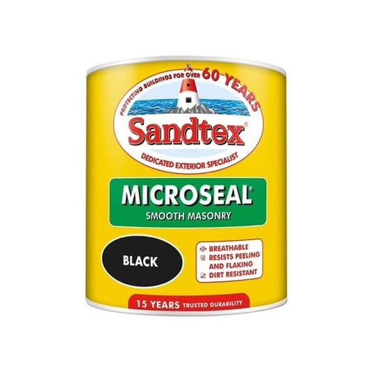 Sandtex Smooth Masonry 1L - Black