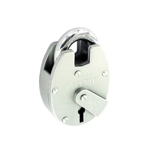 Cadenas Securit 5 leviers anse courte double plaque - 63 mm