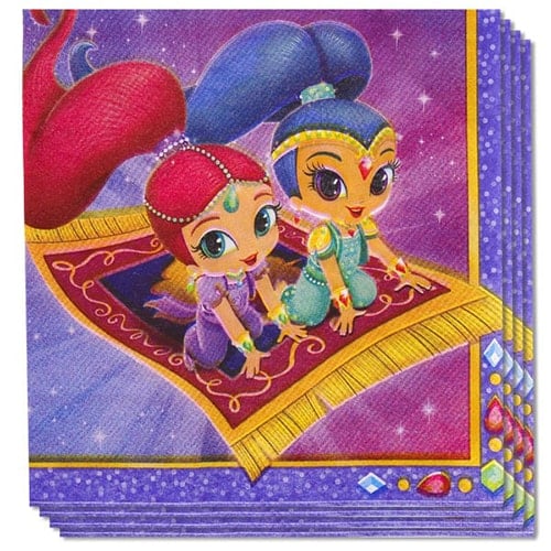 Shimmer And Shine Luncheon Napkin 2 Ply 33cm Pack of 16