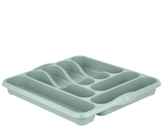 Casa Large Cutlery Tray Silver Sage