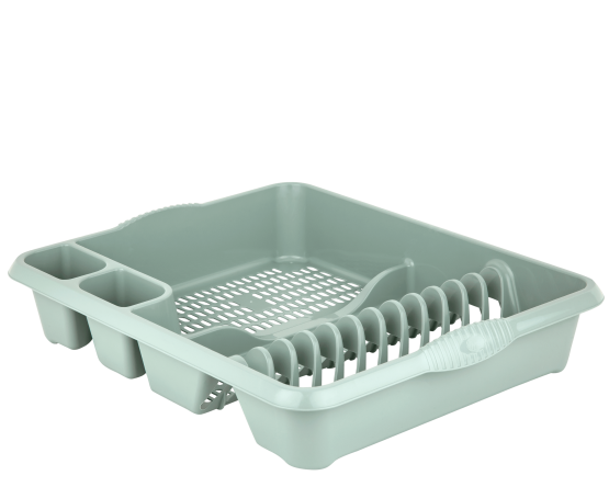 Casa Large Dish Drainer Silver Sage