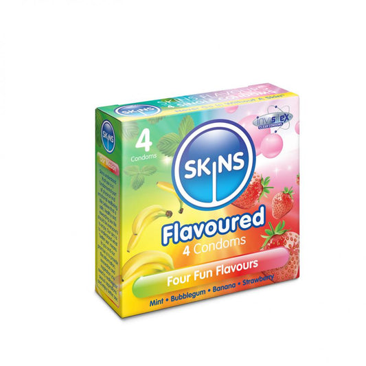 Skins Condoms Assorted Flavours 4's