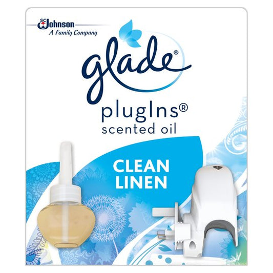 Glade Plug In Holder 20ml Clean Linen 318315