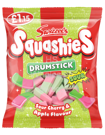 Swizzels Squashies Drumsticks Cherry & Apple