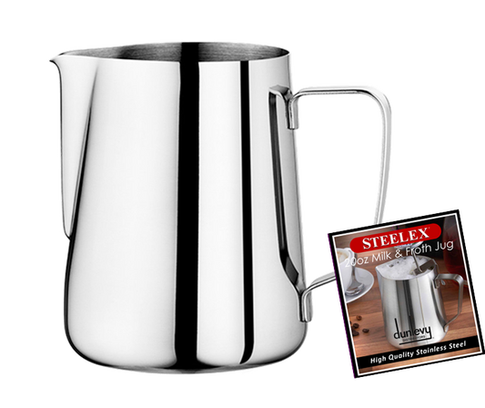 Pichet à lait Steelex 20oz en acier inoxydable