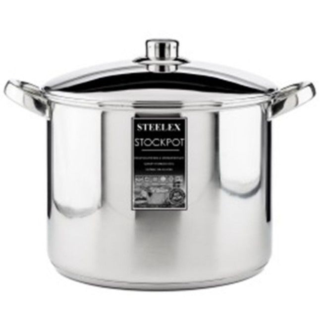 Marmite en acier inoxydable Steelex, 30 cm/15 L