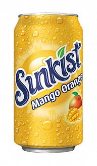 Sunkist Soda Mango Orange 355ml