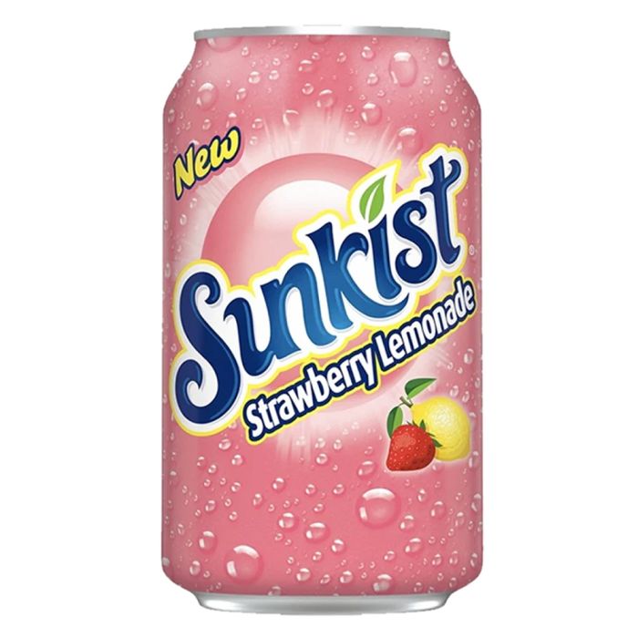 Sunkist Strawberry Lemonade 355ml