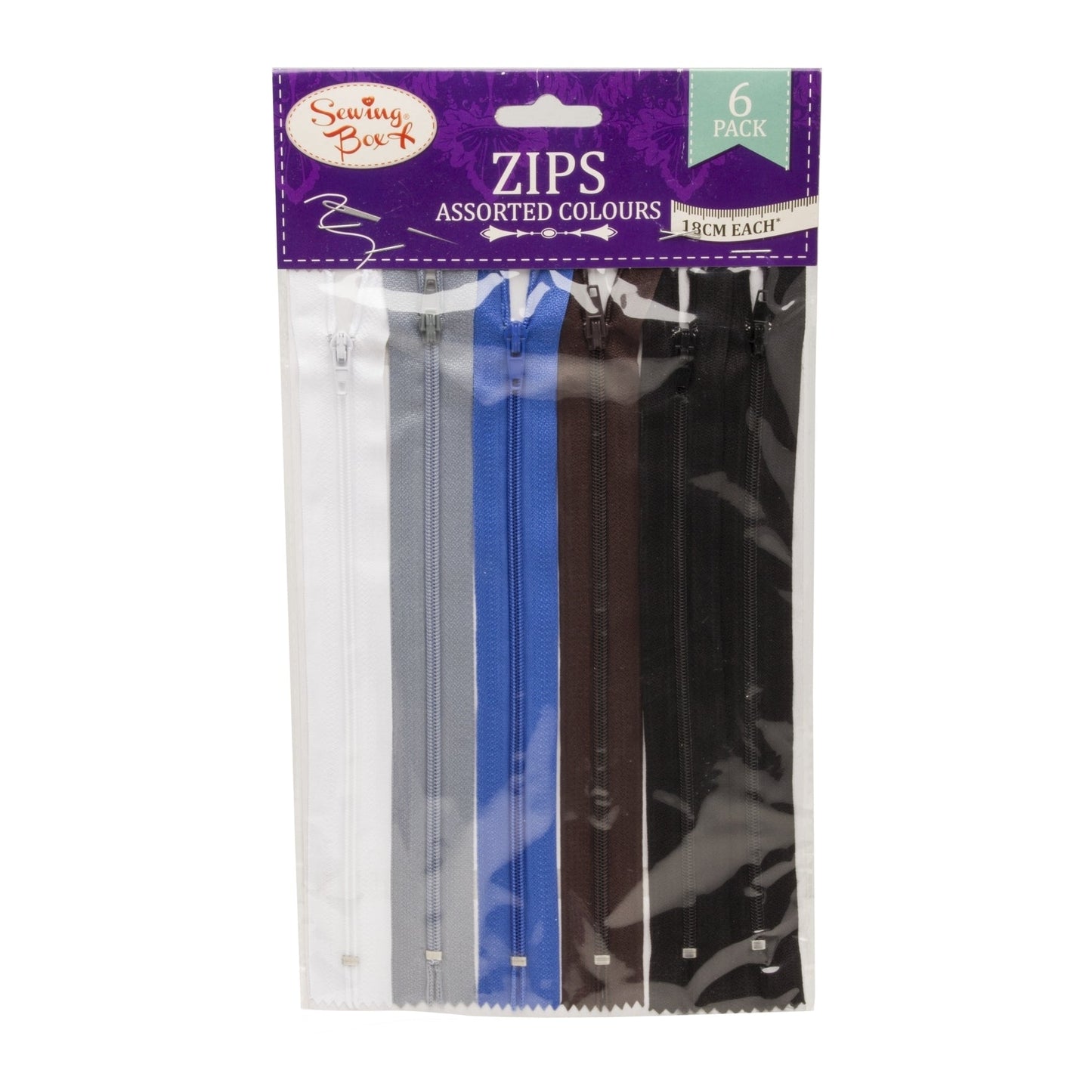 Zippers 6pk