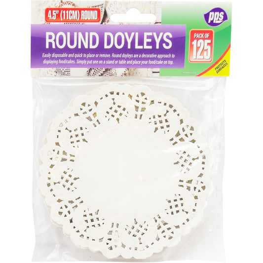 Table Covers doyly's Round 11.5cm 125pc