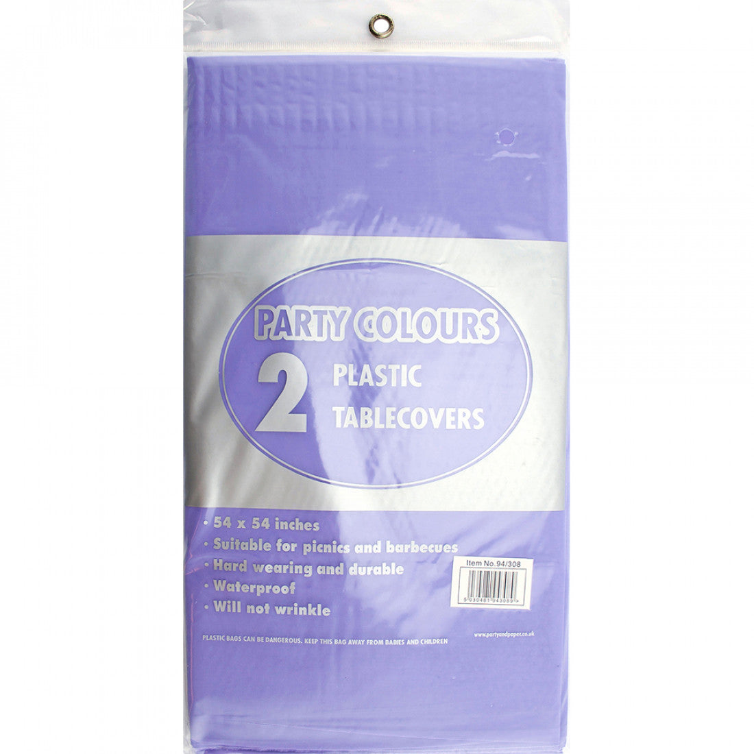 PPS Lilac Plastic tablecover