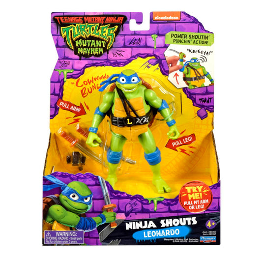 Teenage Mutant Ninja Turtles Movie Ninja Shouts - Leonardo