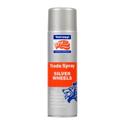 Tetrosyl Silver Wheels Peinture en aérosol professionnelle buse réglable 500ml
